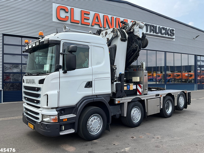 Scania G 480 HMF 85 Tonmeter laadkraan + Fly-Jib - Camion grue: photos 5 Scania G 480 HMF 85 Tonmeter laadkraan + Fly-Jib - Camion grue: photos 5