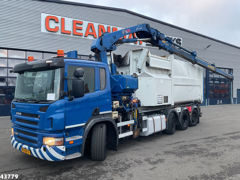 Scania P 360 8x2 Hiab 21 Tonmeter laadkraan - Camion ampliroll, Camion grue: photos 1 Scania P 360 8x2 Hiab 21 Tonmeter laadkraan - Camion ampliroll, Camion grue: photos 1