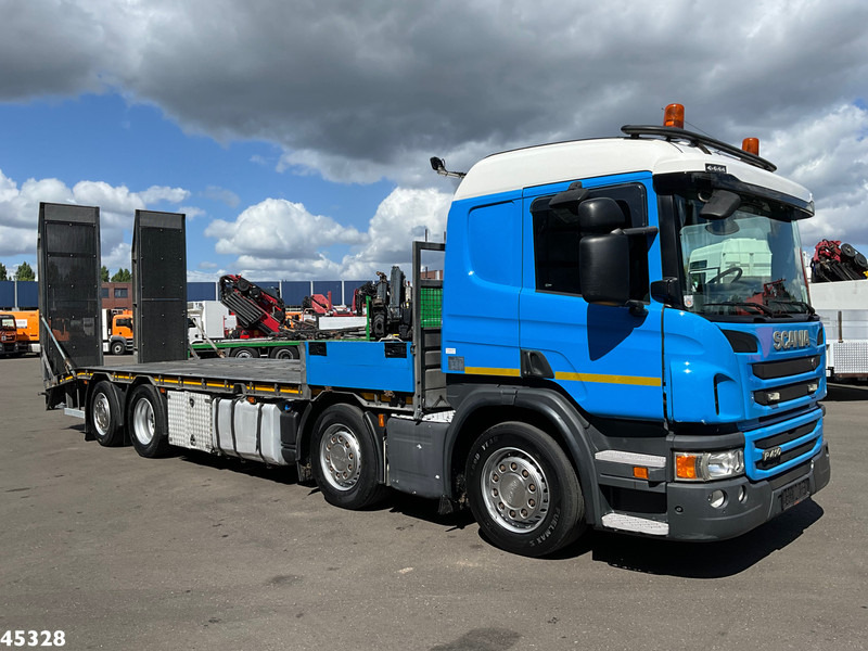 Scania P 410 8x2 Euro 6 Retarder Autotransporter met hydraulische oprijrampen - Camion porte-voitures: photos 4 Scania P 410 8x2 Euro 6 Retarder Autotransporter met hydraulische oprijrampen - Camion porte-voitures: photos 4