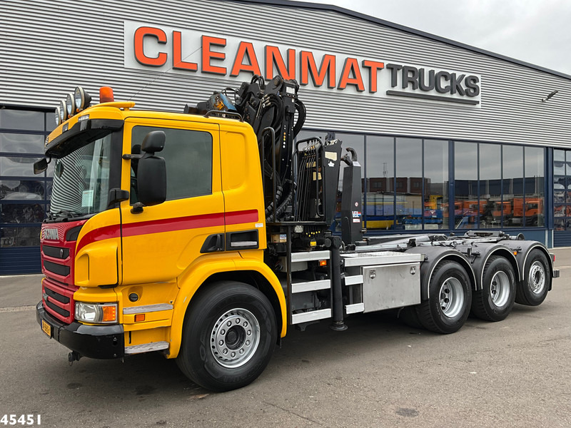 Scania P 410 8x4 Euro 6 Palfinger 14 Tonmeter Z-kraan - Camion ampliroll, Camion grue: photos 2 Scania P 410 8x4 Euro 6 Palfinger 14 Tonmeter Z-kraan - Camion ampliroll, Camion grue: photos 2