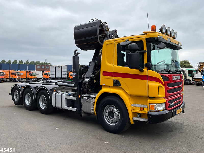 Scania P 410 8x4 Euro 6 Palfinger 14 Tonmeter Z-kraan - Camion ampliroll, Camion grue: photos 3 Scania P 410 8x4 Euro 6 Palfinger 14 Tonmeter Z-kraan - Camion ampliroll, Camion grue: photos 3