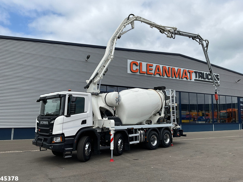 Scania P 450 XT 8x4 Euro 6 Retarder CIFA 7m³ Mixer + Pumi Pump 25 m³ NEW AND UNUSED! - Camion pompe: photos 1 Scania P 450 XT 8x4 Euro 6 Retarder CIFA 7m³ Mixer + Pumi Pump 25 m³ NEW AND UNUSED! - Camion pompe: photos 1