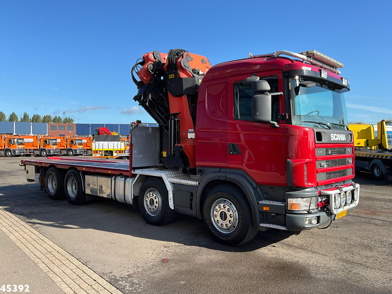 Scania R 124.420 8x4 Palfinger 72 Tonmeter laadkraan + Fly-Jib! - Camion grue: photos 3 Scania R 124.420 8x4 Palfinger 72 Tonmeter laadkraan + Fly-Jib! - Camion grue: photos 3