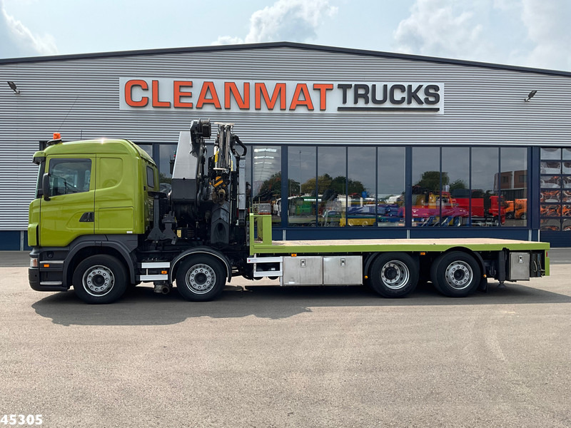 Scania R 420 8x2 manual Palfinger 85 Tonmeter laadkraan + Fly-Jib - Camion grue: photos 3 Scania R 420 8x2 manual Palfinger 85 Tonmeter laadkraan + Fly-Jib - Camion grue: photos 3