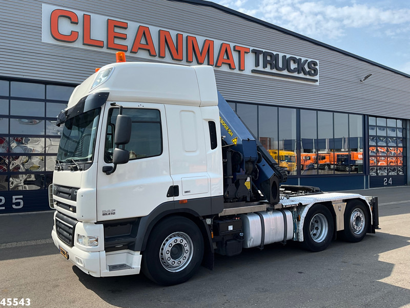 DAF FTN 85 CF 410 Palfinger 55 Tonmeter laadkraan + Pacton 2-assige oplegger met Tridec besturing - Tracteur routier: photos 4 DAF FTN 85 CF 410 Palfinger 55 Tonmeter laadkraan + Pacton 2-assige oplegger met Tridec besturing - Tracteur routier: photos 4