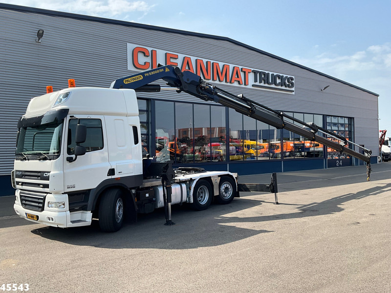 DAF FTN 85 CF 410 Palfinger 55 Tonmeter laadkraan + Pacton 2-assige oplegger met Tridec besturing - Tracteur routier: photos 3 DAF FTN 85 CF 410 Palfinger 55 Tonmeter laadkraan + Pacton 2-assige oplegger met Tridec besturing - Tracteur routier: photos 3
