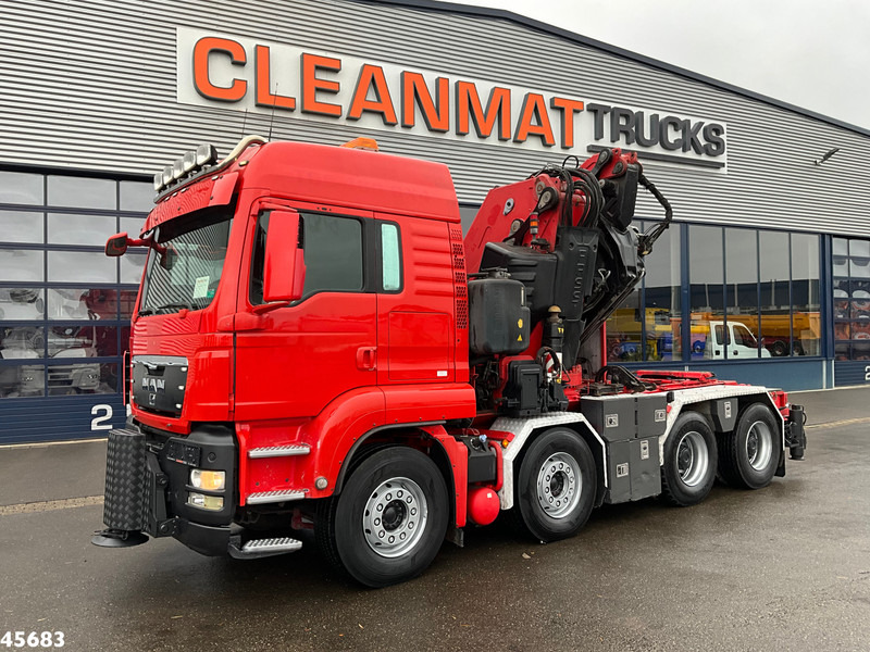 MAN TGS 41.480 8x4 ZF Intarder Fassi 130 Tonmeter laadkraan + Fly-JIb - Tracteur routier: photos 2 MAN TGS 41.480 8x4 ZF Intarder Fassi 130 Tonmeter laadkraan + Fly-JIb - Tracteur routier: photos 2