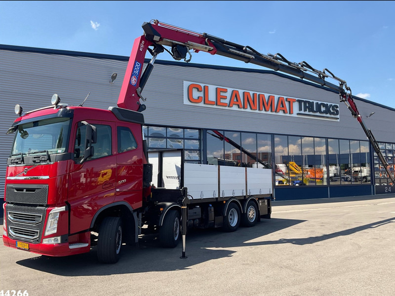 Volvo FH 500 8x2 Euro 6 HMF 32 Tonmeter laadkraan + Fly-Jib - Camion grue: photos 1 Volvo FH 500 8x2 Euro 6 HMF 32 Tonmeter laadkraan + Fly-Jib - Camion grue: photos 1