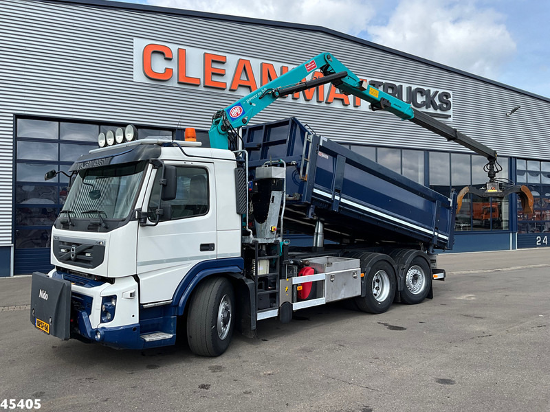 Volvo FM 330 6x2/6x4 Hydrodrive HMF 16 Tonmeter Z-kraan - Camion benne, Camion grue: photos 1 Volvo FM 330 6x2/6x4 Hydrodrive HMF 16 Tonmeter Z-kraan - Camion benne, Camion grue: photos 1