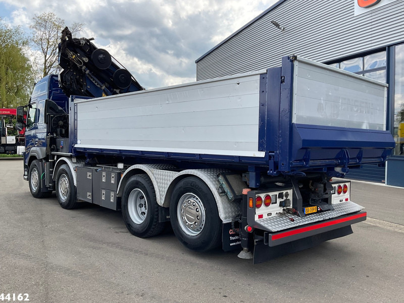 Camion benne, Camion grue Volvo FM 500 Euro 6 HMF 50 Tonmeter laadkraan + Fly-Jib: photos 8