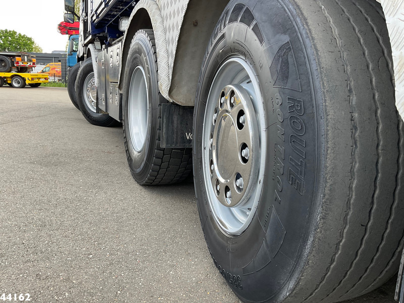 Camion benne, Camion grue Volvo FM 500 Euro 6 HMF 50 Tonmeter laadkraan + Fly-Jib: photos 16