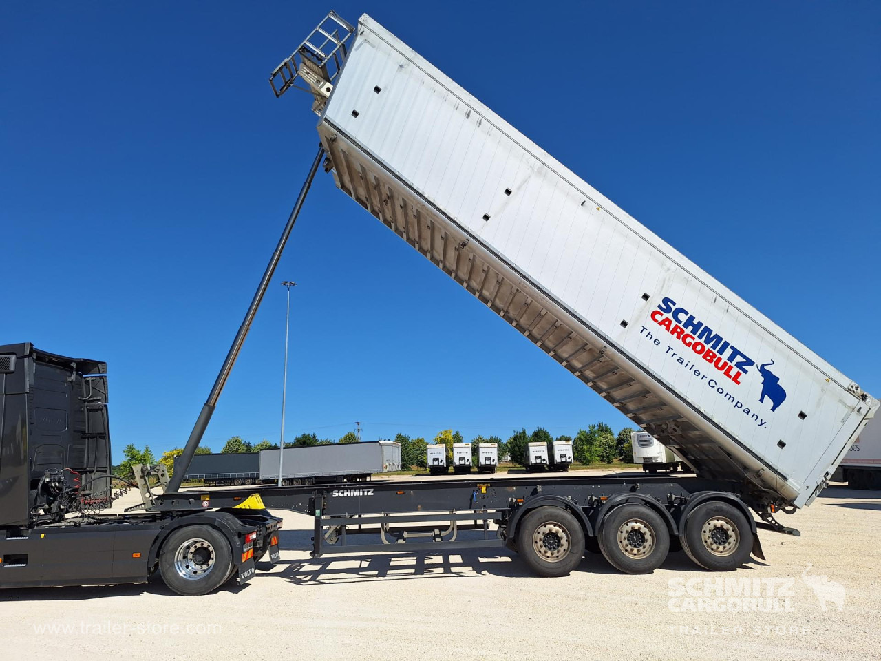 SCHMITZ Tipper Alu-square sided body 54m³ - Semi-remorque benne: photos 5 SCHMITZ Tipper Alu-square sided body 54m³ - Semi-remorque benne: photos 5