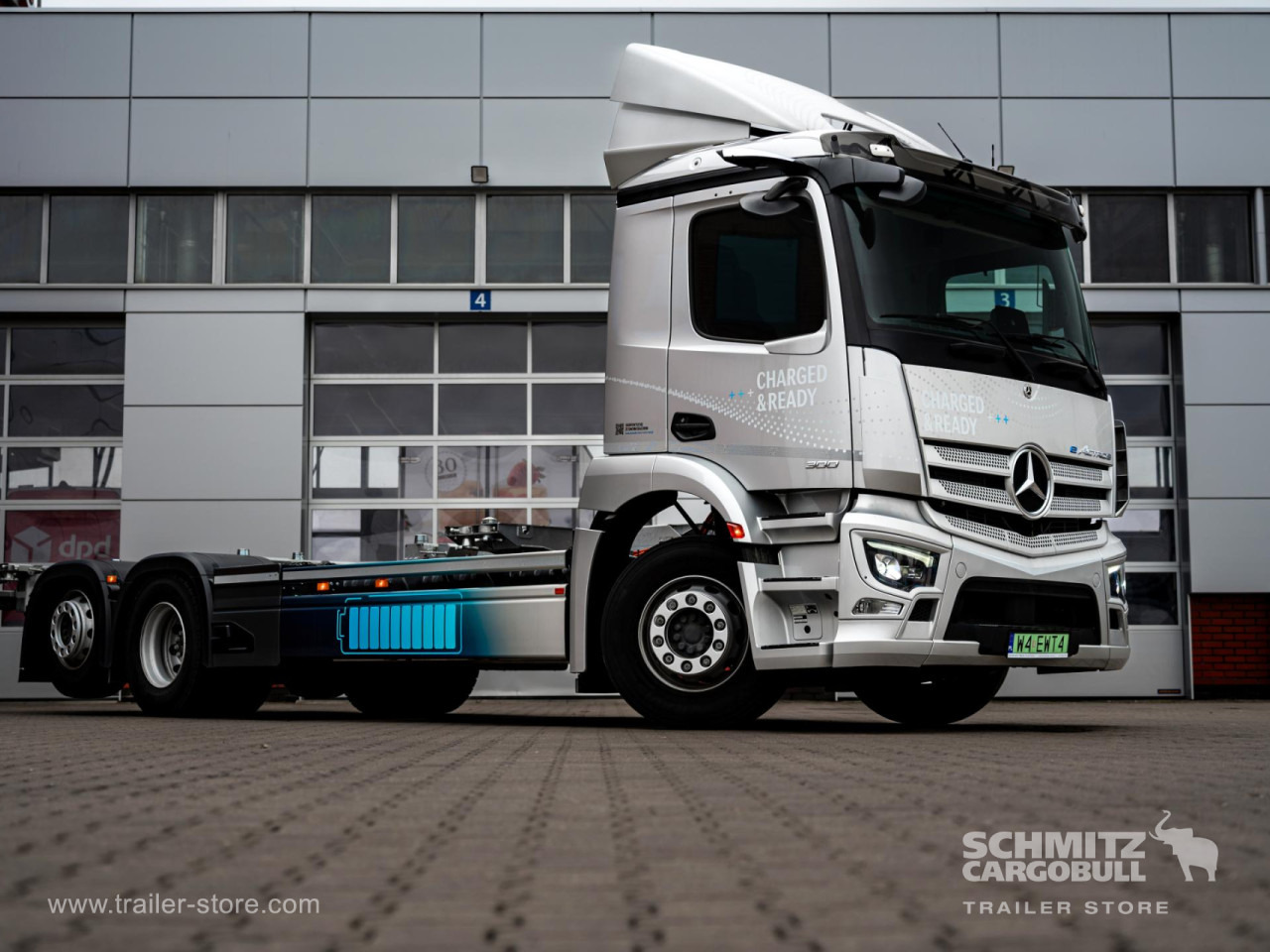 MERCEDES-BENZ - Camion porte-conteneur/ Caisse mobile, Camion électrique: photos 2 MERCEDES-BENZ - Camion porte-conteneur/ Caisse mobile, Camion électrique: photos 2