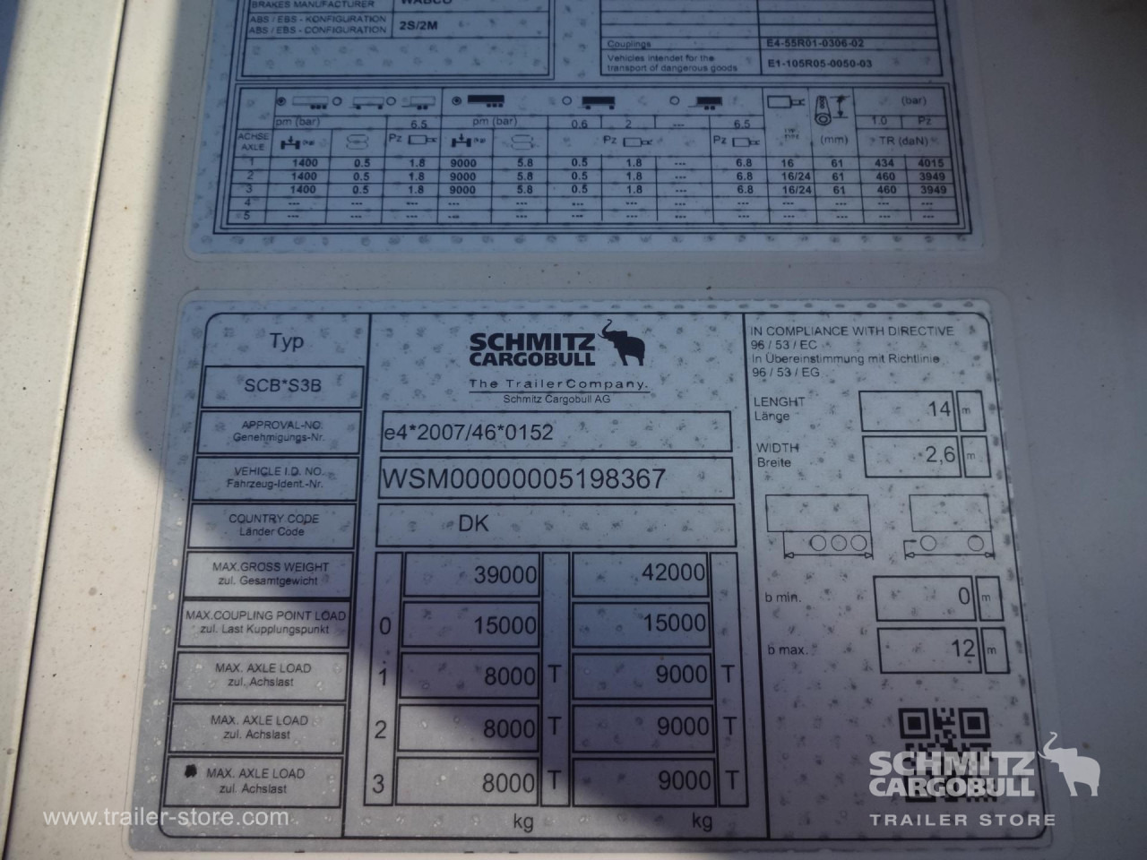 SCHMITZ Reefer Standard Double deck - Semi-remorque isothermique: photos 2 SCHMITZ Reefer Standard Double deck - Semi-remorque isothermique: photos 2