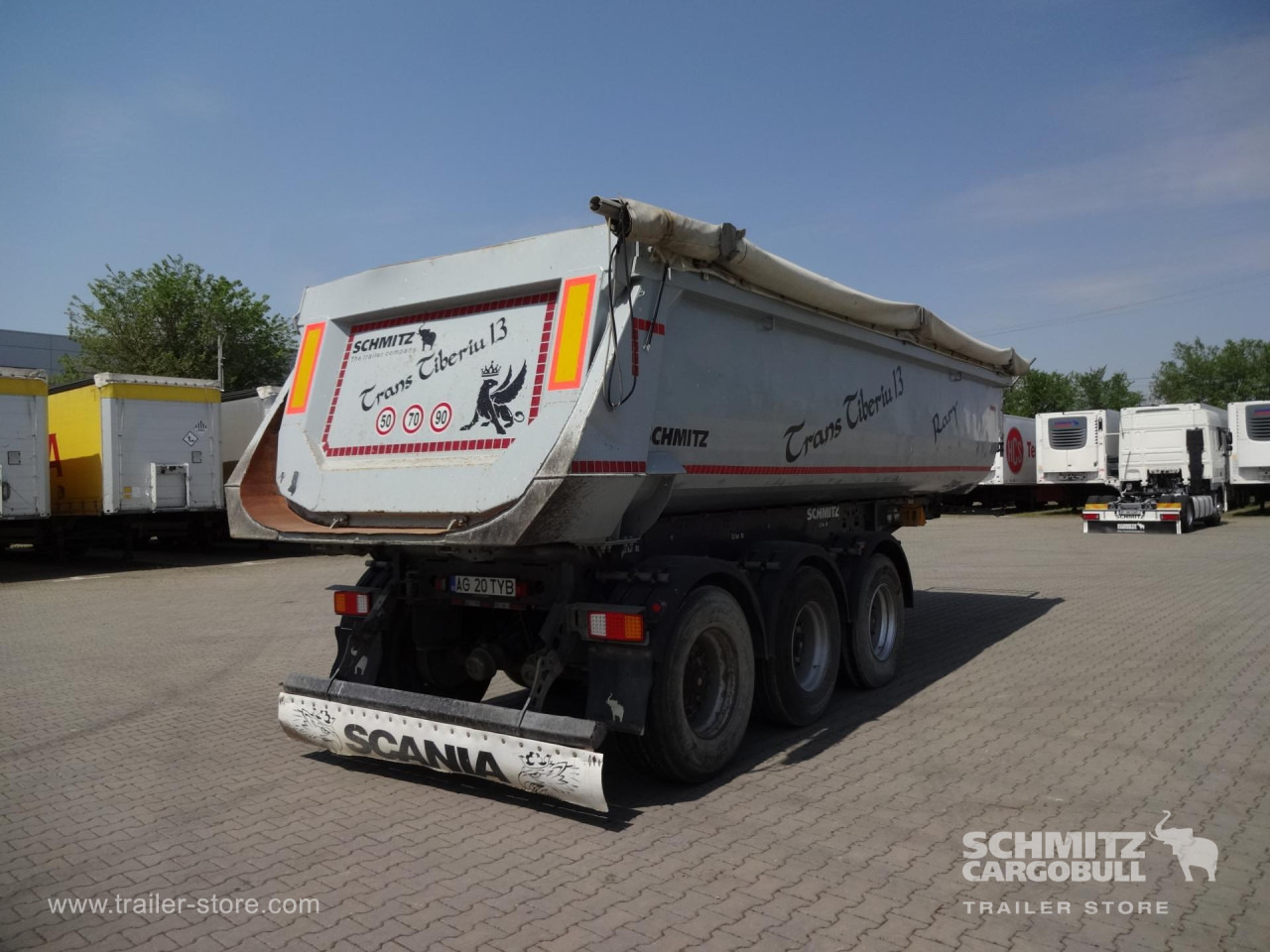 SCHMITZ Tipper Steel half pipe body 24m³ - Semi-remorque benne: photos 3 SCHMITZ Tipper Steel half pipe body 24m³ - Semi-remorque benne: photos 3