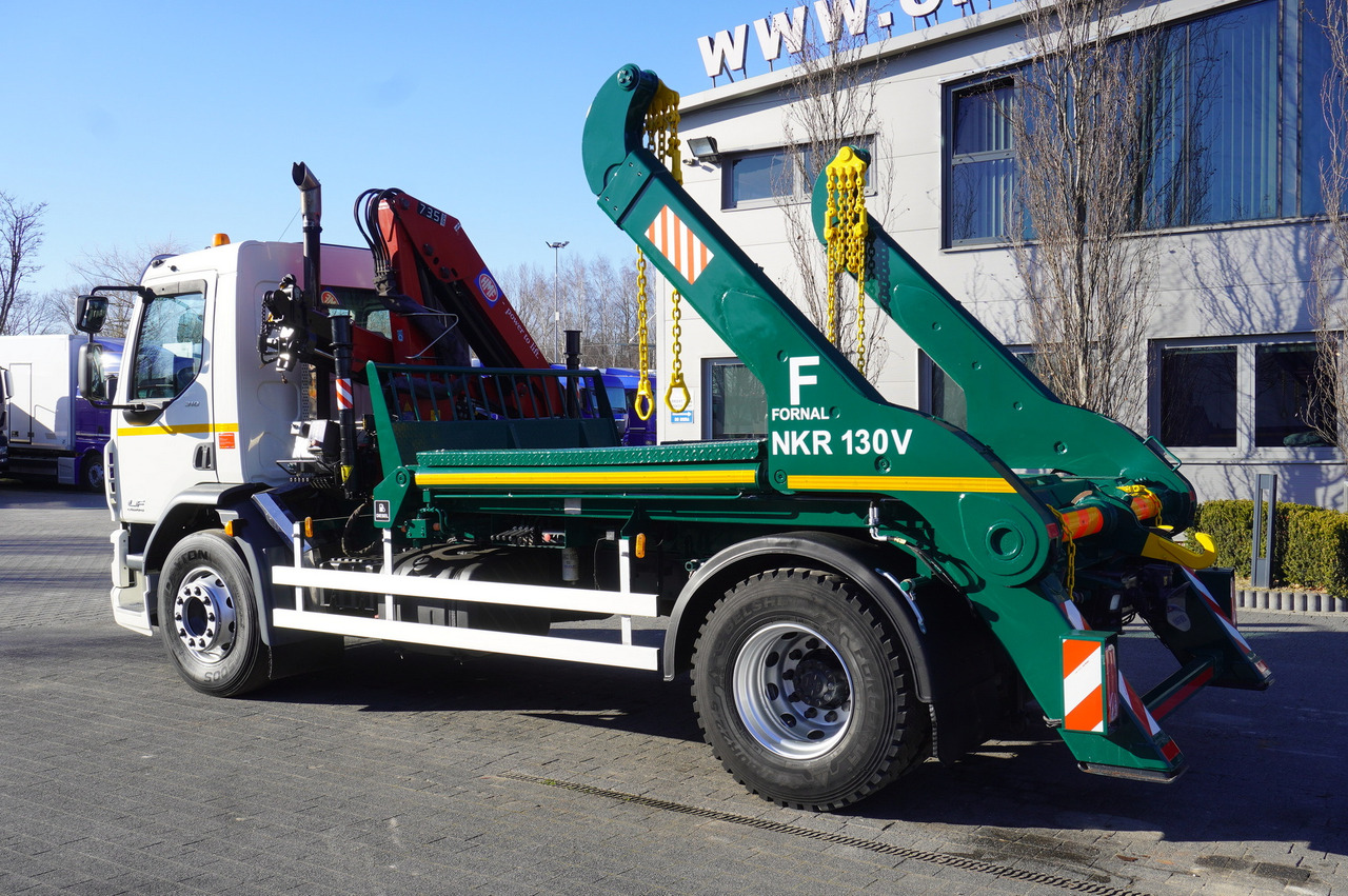 DAF LF 18.310 E6 / Skip loader Fornal NKR 130V / HDS HMF 735 K2 / Manual gearbox - Camion multibenne, Camion grue: photos 5 DAF LF 18.310 E6 / Skip loader Fornal NKR 130V / HDS HMF 735 K2 / Manual gearbox - Camion multibenne, Camion grue: photos 5