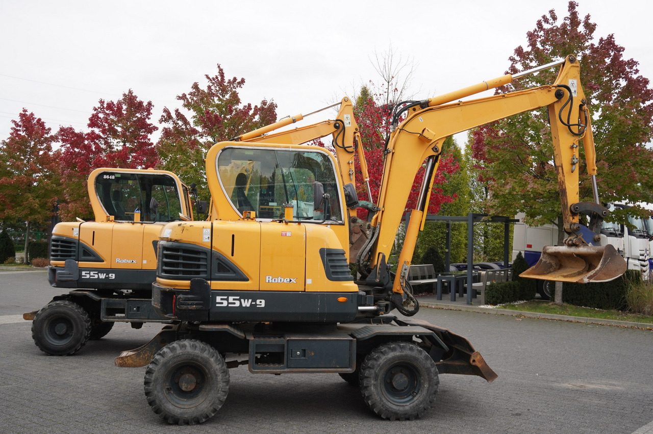 Hyundai Robex 55W-9 Wheeled Excavator 5.5t / 2pcs - Pelle: photos 4 Hyundai Robex 55W-9 Wheeled Excavator 5.5t / 2pcs - Pelle: photos 4