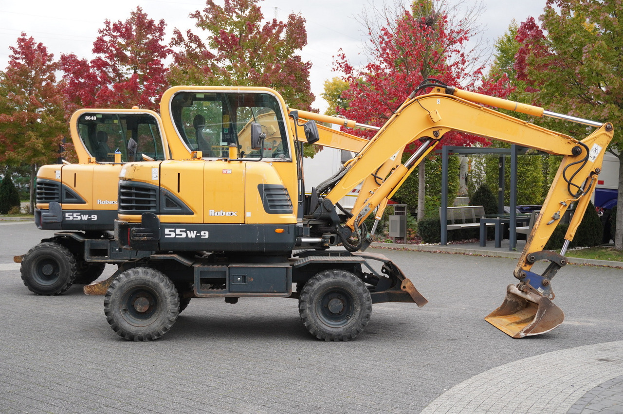 Hyundai Robex 55W-9 Wheeled Excavator 5.5t / 2pcs - Mini pelle: photos 3 Hyundai Robex 55W-9 Wheeled Excavator 5.5t / 2pcs - Mini pelle: photos 3
