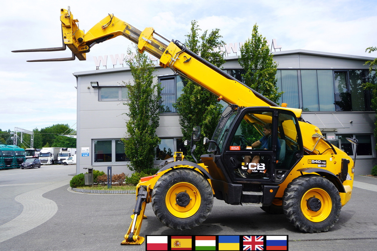 JCB 540-140 telescopic loader / 14 m range / 1800 MTH - Chargeuse sur pneus télescopique: photos 1 JCB 540-140 telescopic loader / 14 m range / 1800 MTH - Chargeuse sur pneus télescopique: photos 1