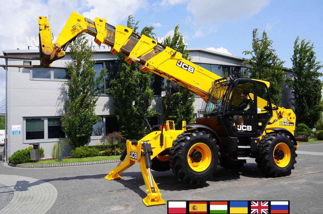 JCB 540-200 Telescopic Loader / 20 m reach / joystick - Chariot télescopique: photos 1 JCB 540-200 Telescopic Loader / 20 m reach / joystick - Chariot télescopique: photos 1