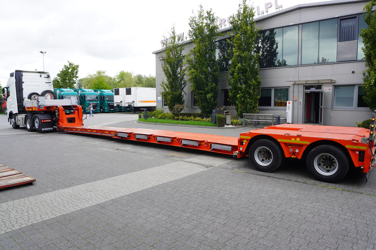 KÄSSBOHRER LB2 TIEF-BETT low loader semi-trailer / 16.5 m / Extendable semi-trailer / steered axles / 2 units - Semi-remorque surbaissé: photos 5 KÄSSBOHRER LB2 TIEF-BETT low loader semi-trailer / 16.5 m / Extendable semi-trailer / steered axles / 2 units - Semi-remorque surbaissé: photos 5