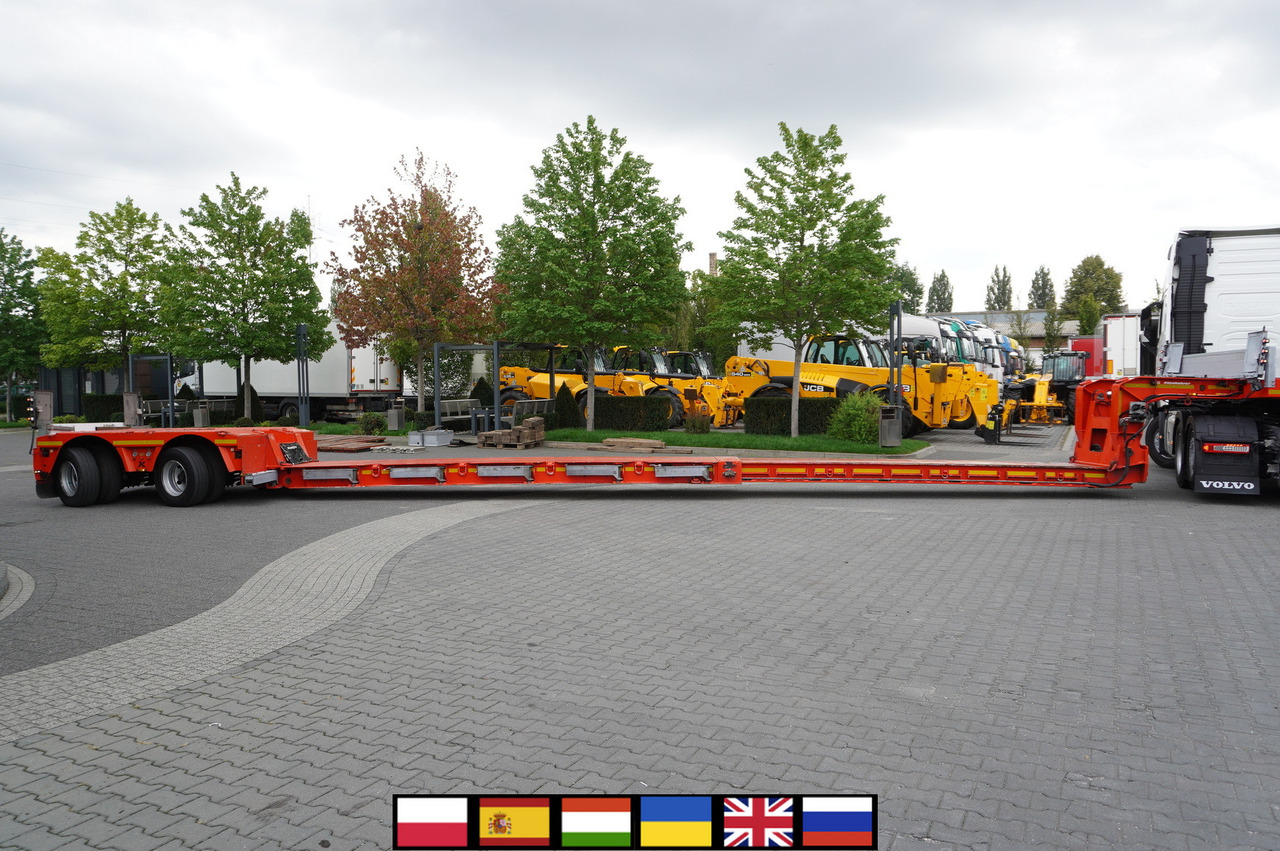 KÄSSBOHRER LB2 TIEF-BETT low loader semi-trailer / 16.5 m / Extendable semi-trailer / steered axles / 2 units - Semi-remorque surbaissé: photos 1 KÄSSBOHRER LB2 TIEF-BETT low loader semi-trailer / 16.5 m / Extendable semi-trailer / steered axles / 2 units - Semi-remorque surbaissé: photos 1