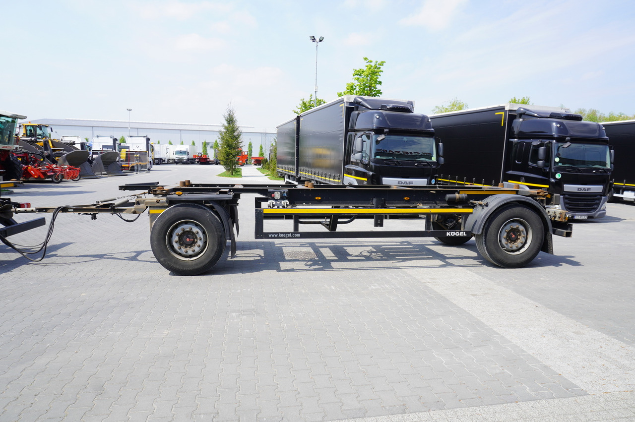 KOGEL AWE 18, two-axle, BDF, 7.5m chassis , air suspension, SAF axles - Remorque châssis: photos 3 KOGEL AWE 18, two-axle, BDF, 7.5m chassis , air suspension, SAF axles - Remorque châssis: photos 3