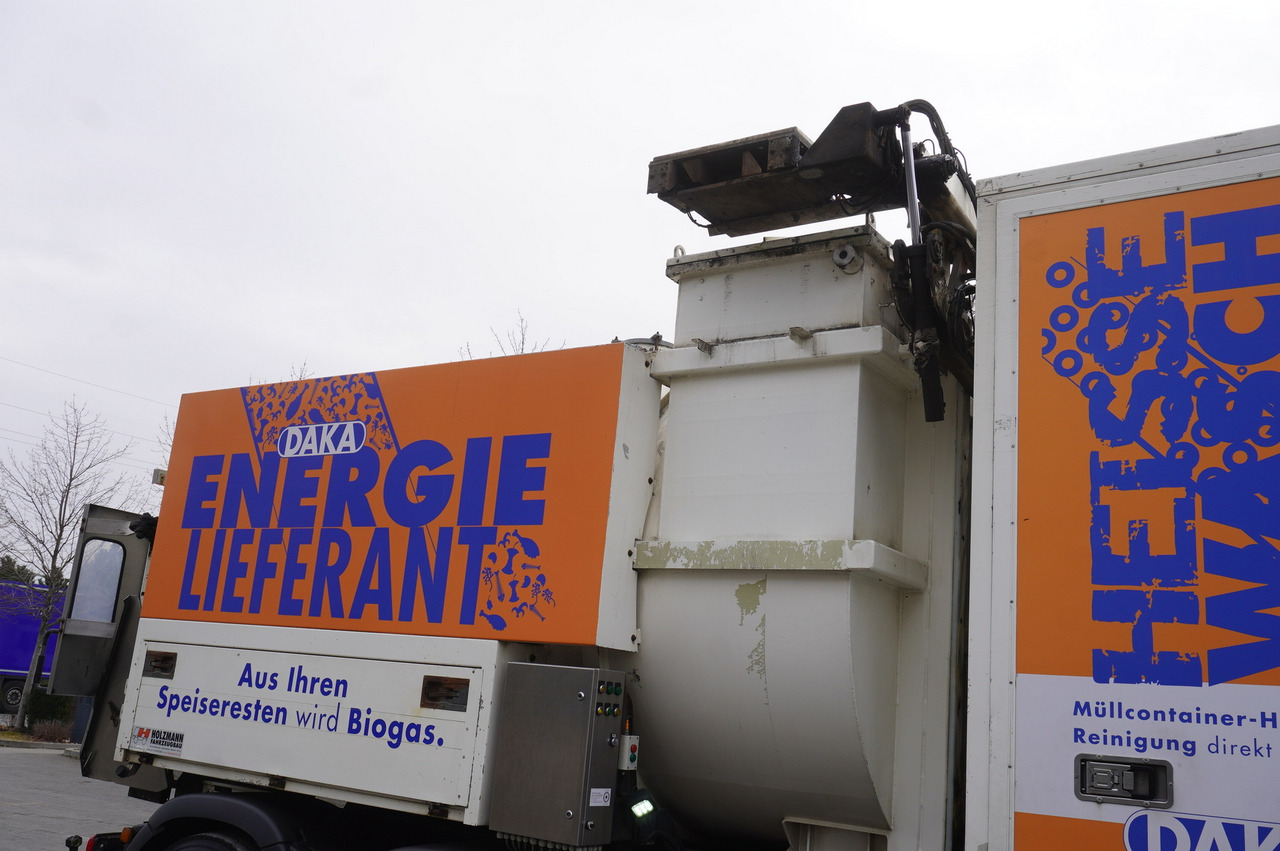 Benne à ordures ménagères MAN TGS 26.360 / Holzmann Fahrzeugbau HBS 28/120.00 kitchen waste vehicle / Euro 5: photos 9