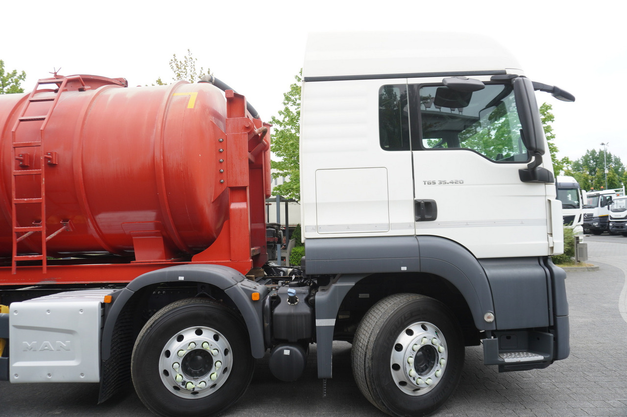 Camion citerne MAN TGS 35.420 8×2 / NEW septic barrel 13000 L / 3 steered axles: photos 14