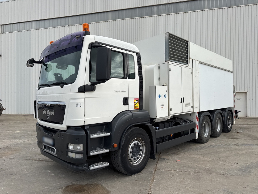 MAN TGS 35.480 8x4 / MTS 4A14T 36.000V vacuum truck / 10 m3 - Camion hydrocureur: photos 2 MAN TGS 35.480 8x4 / MTS 4A14T 36.000V vacuum truck / 10 m3 - Camion hydrocureur: photos 2
