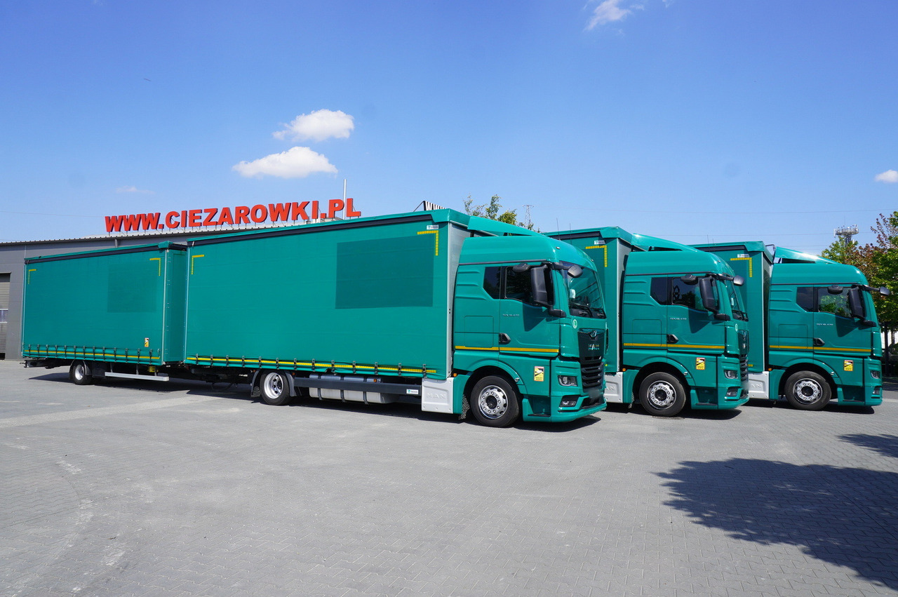MAN TGX 18.470 / Trailer 19 EPAL / Curtainsider 19 EPAL / 2022 / Retarder / 15 units - Camion à rideaux coulissants: photos 2 MAN TGX 18.470 / Trailer 19 EPAL / Curtainsider 19 EPAL / 2022 / Retarder / 15 units - Camion à rideaux coulissants: photos 2