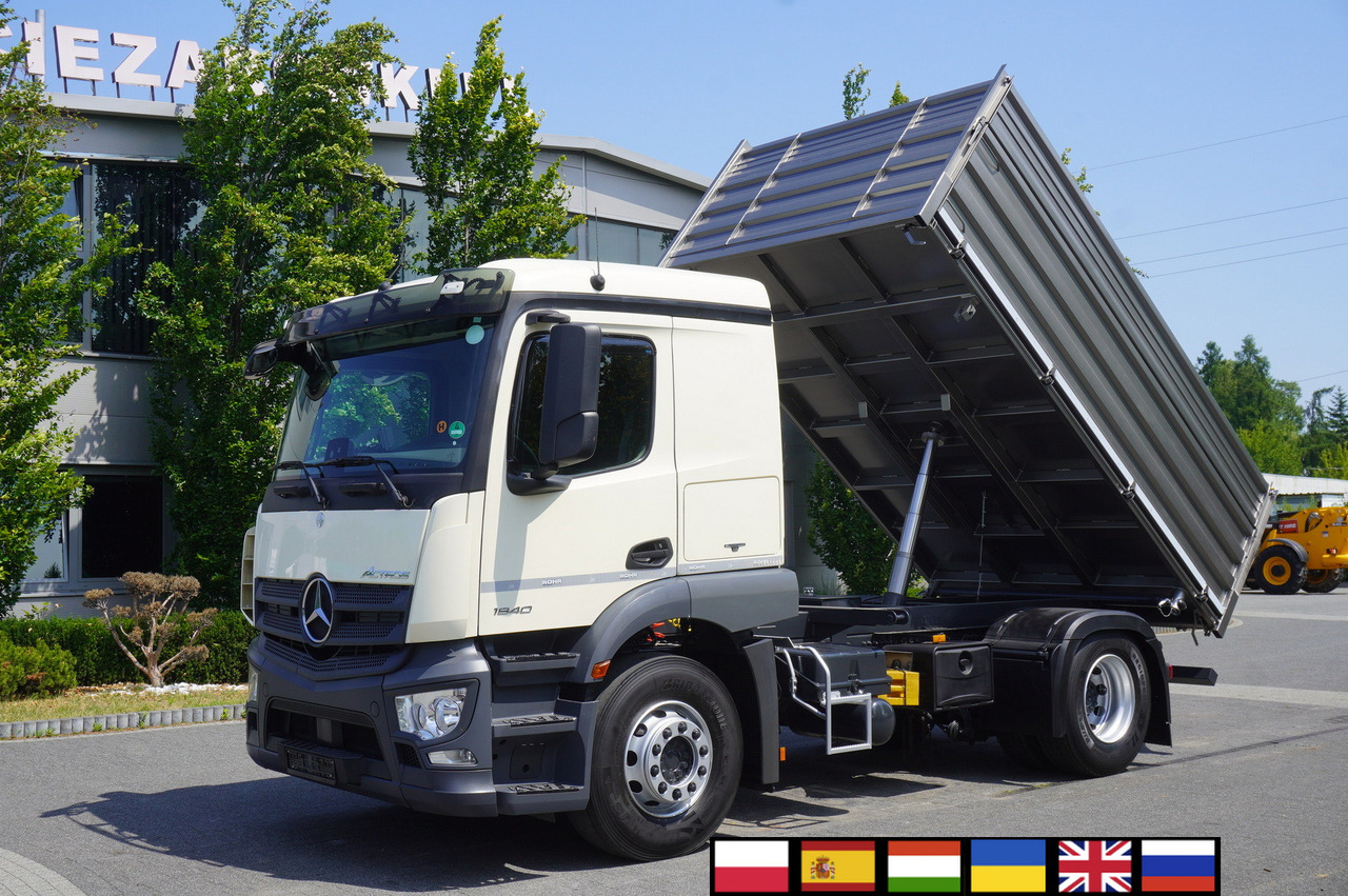 MERCEDES-BENZ Actros 1840 / New 3-side tipper 10 EPAL / Diff. lock / Load cap 10 t - Camion benne: photos 1 MERCEDES-BENZ Actros 1840 / New 3-side tipper 10 EPAL / Diff. lock / Load cap 10 t - Camion benne: photos 1