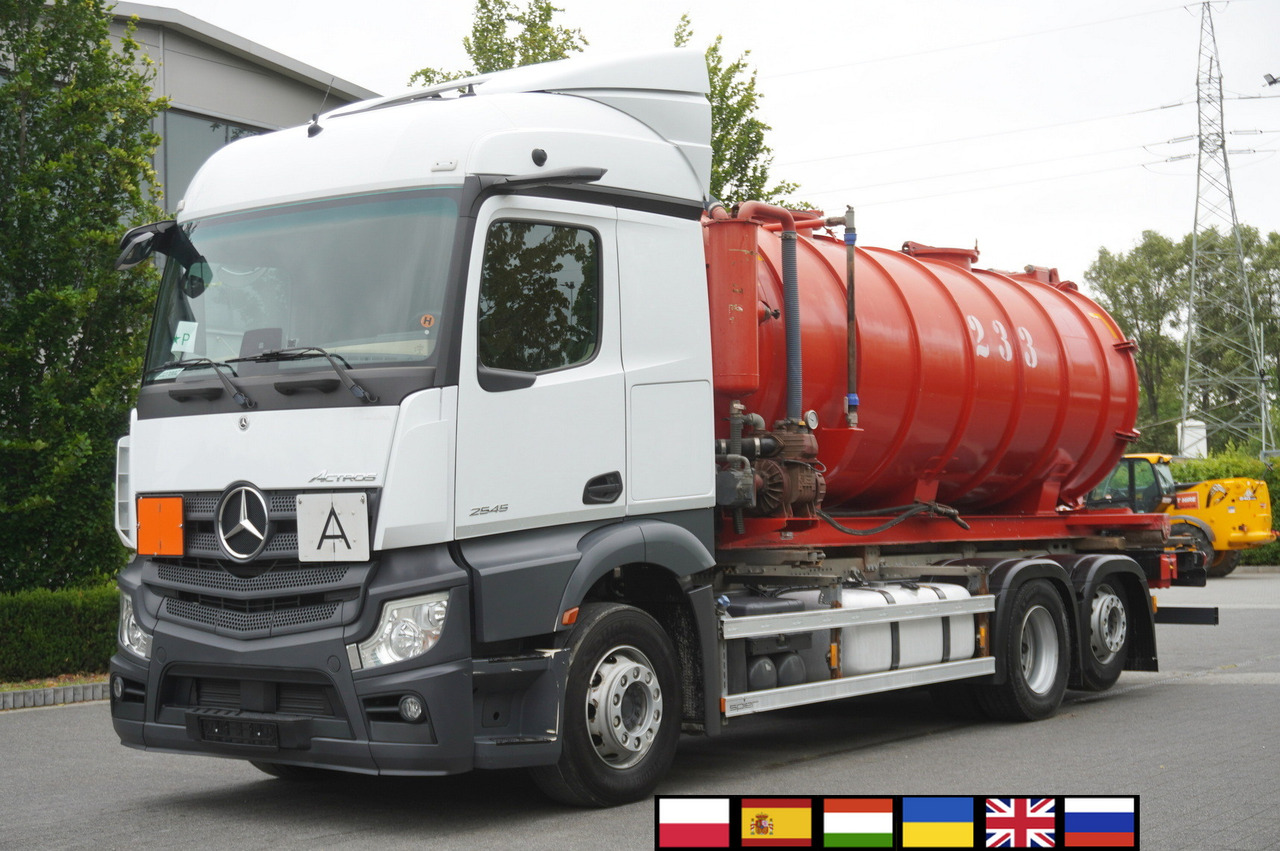 MERCEDES-BENZ Actros 2545 6 × 2 MP5 / NEW septic barrel 13000 L - Camion citerne: photos 1 MERCEDES-BENZ Actros 2545 6 × 2 MP5 / NEW septic barrel 13000 L - Camion citerne: photos 1
