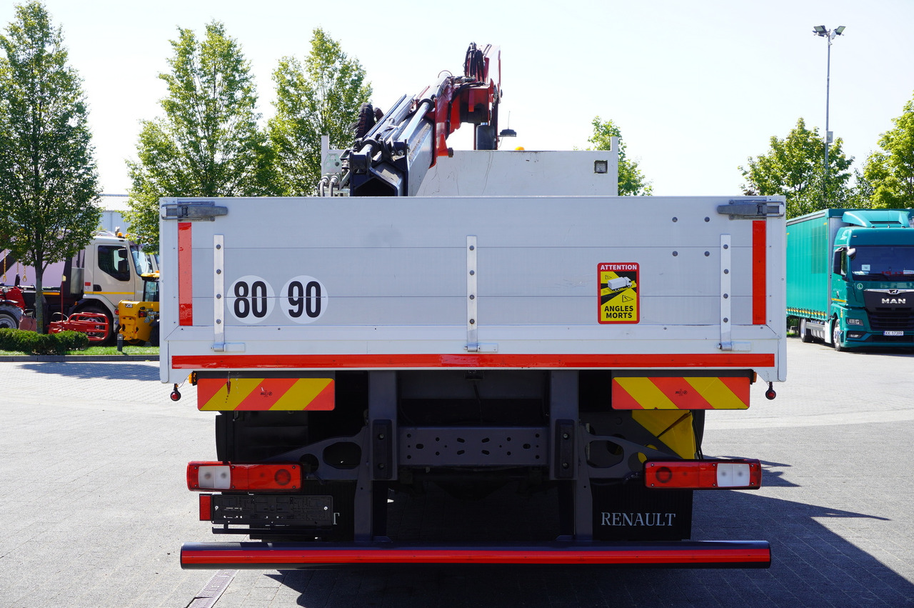 RENAULT C280 DTI 8 / FASSI crane 5.6 T / range 8 m / Flatbed 15 EPAL - Camion plateau, Camion grue: photos 3 RENAULT C280 DTI 8 / FASSI crane 5.6 T / range 8 m / Flatbed 15 EPAL - Camion plateau, Camion grue: photos 3