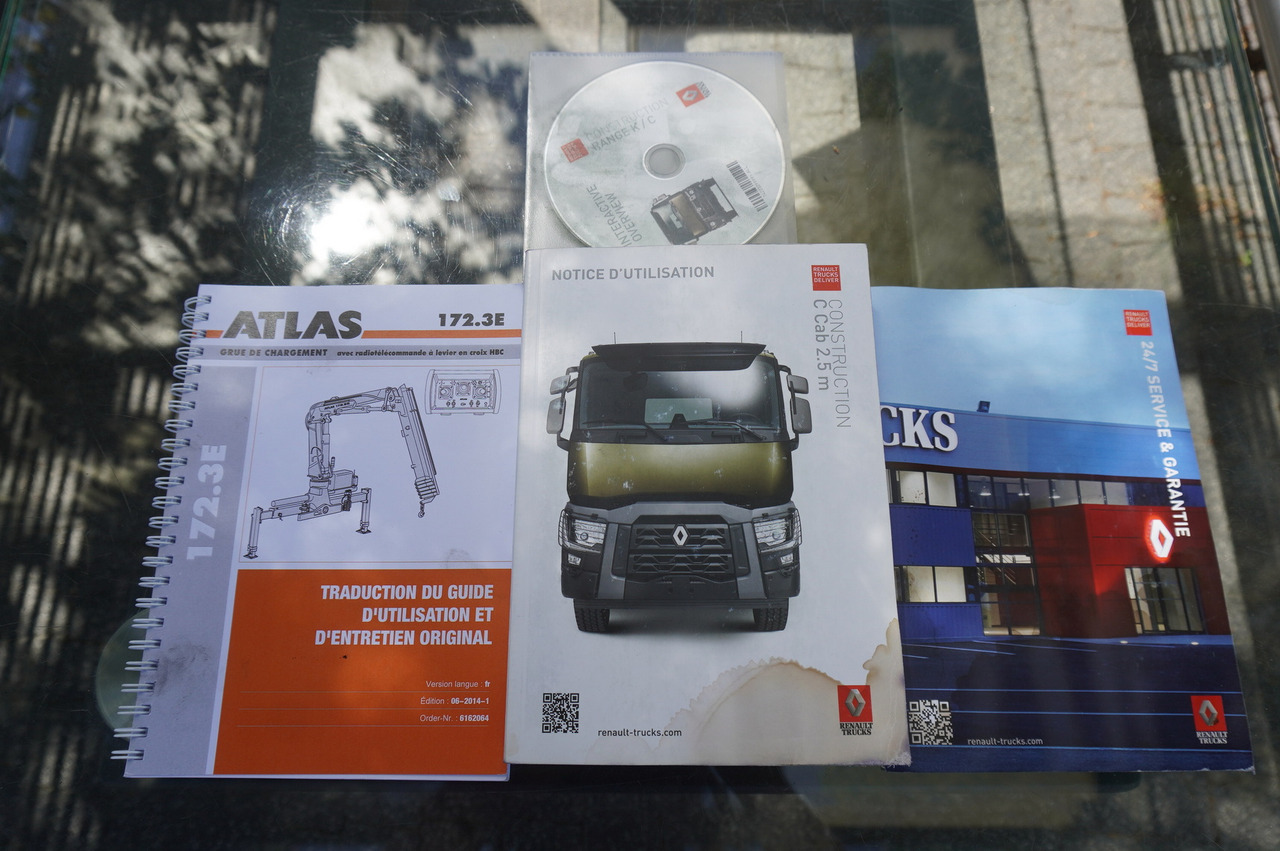 Camion grue RENAULT C380 Comfort 6x4 / Atlas 6.1 T crane / range 12.3 m: photos 20