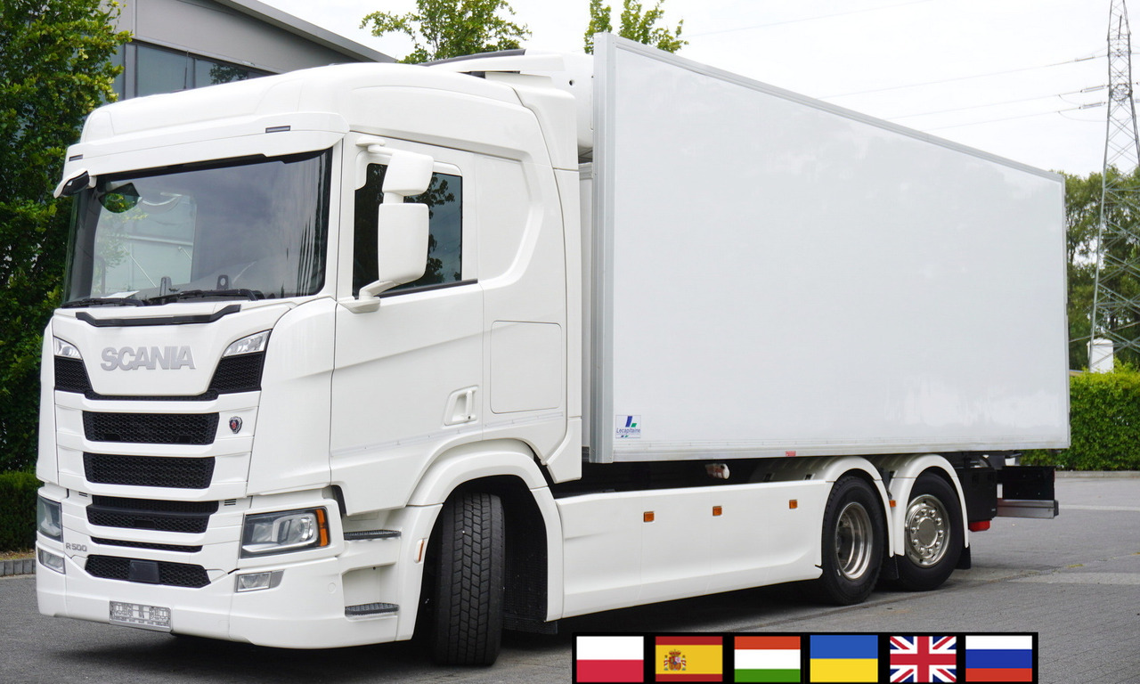 SCANIA R500 / Lecapitaine refrigerator / Carrier Supra 950 / steered 3rd axle - Camion frigorifique: photos 1 SCANIA R500 / Lecapitaine refrigerator / Carrier Supra 950 / steered 3rd axle - Camion frigorifique: photos 1