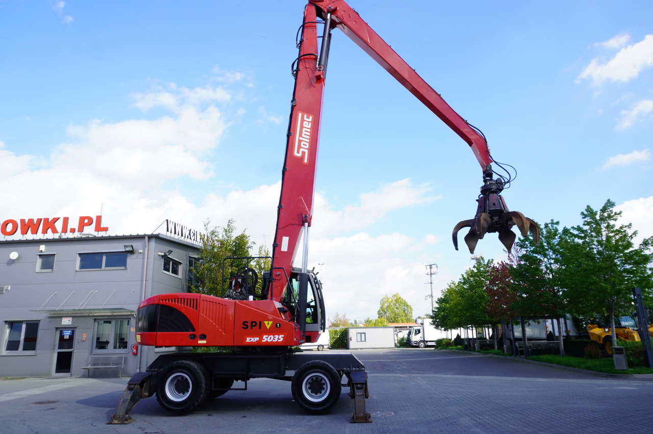 Solmec EXP 5035 / 6000 mth ! / 37t material handler - Pelle sur pneus: photos 3 Solmec EXP 5035 / 6000 mth ! / 37t material handler - Pelle sur pneus: photos 3