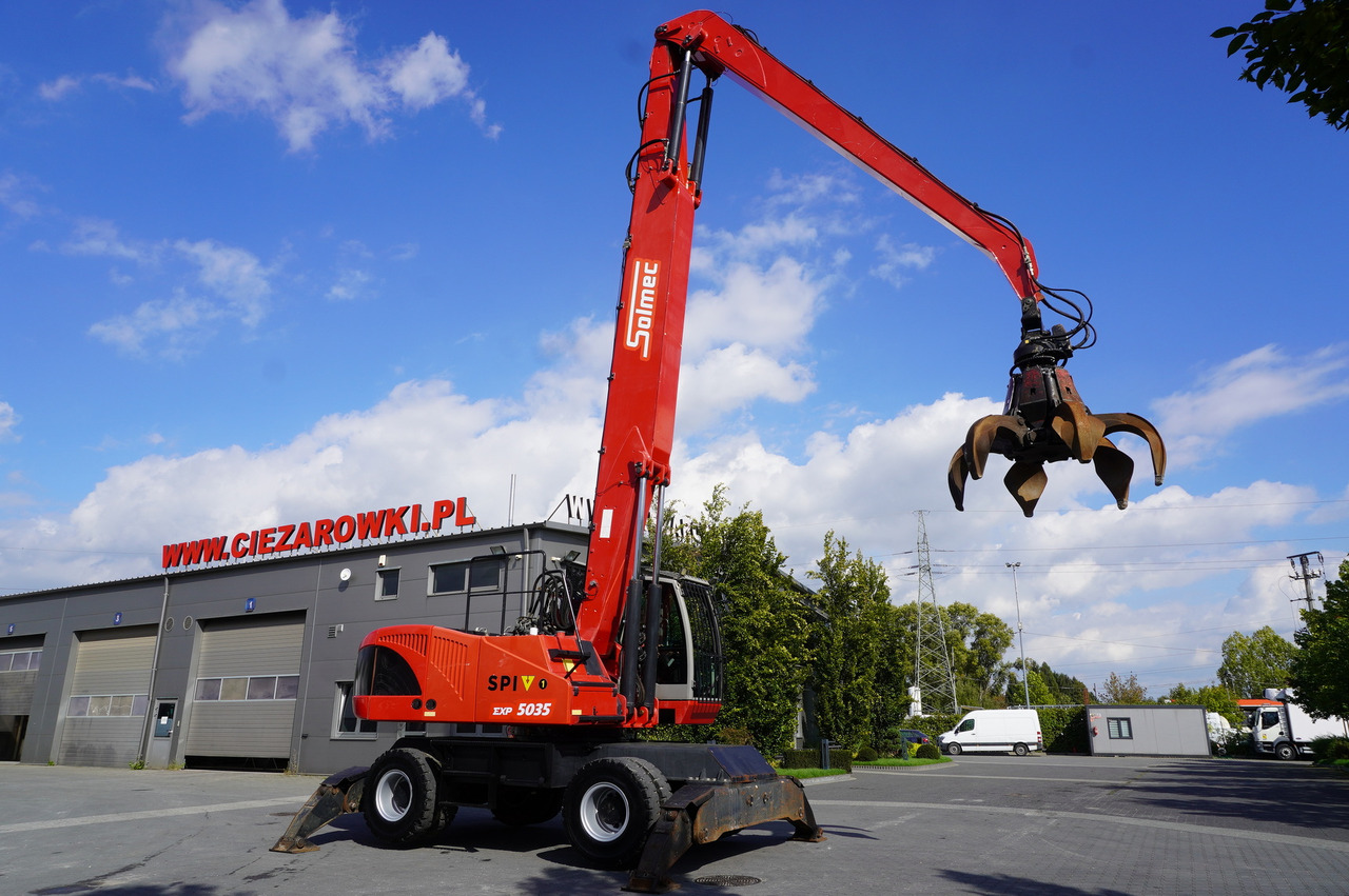 Solmec EXP 5035 / 6000 mth ! / 37t material handler - Pelle sur pneus: photos 2 Solmec EXP 5035 / 6000 mth ! / 37t material handler - Pelle sur pneus: photos 2