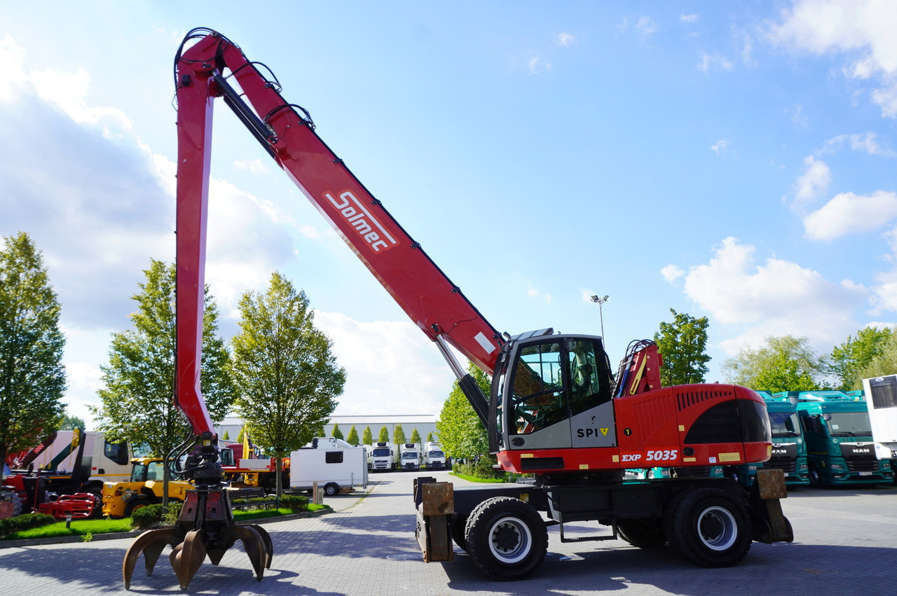 Solmec EXP 5035 / 6000 mth ! / 37t material handler - Pelle sur pneus: photos 5 Solmec EXP 5035 / 6000 mth ! / 37t material handler - Pelle sur pneus: photos 5