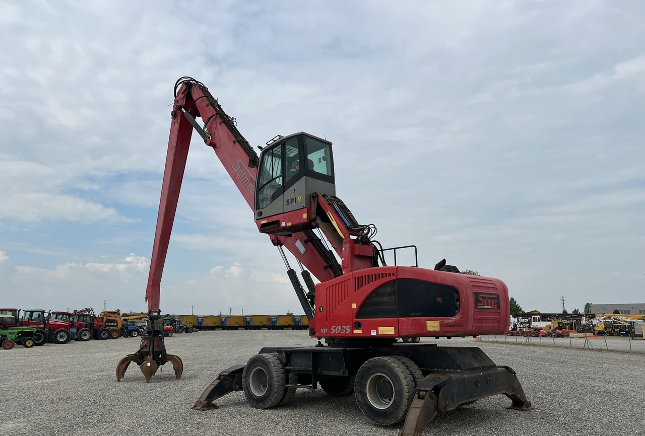 Solmec EXP 5035 / 6050 mth ! / 37t material handler - Pelle sur pneus: photos 1 Solmec EXP 5035 / 6050 mth ! / 37t material handler - Pelle sur pneus: photos 1