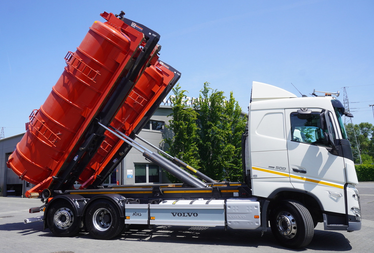 VOLVO Volvo FH 500 / Septic barrel 13000 l / Hook lift 21 t / 2022 / 3rd axle steered / 2 units - Tonne à lisier: photos 5 VOLVO Volvo FH 500 / Septic barrel 13000 l / Hook lift 21 t / 2022 / 3rd axle steered / 2 units - Tonne à lisier: photos 5