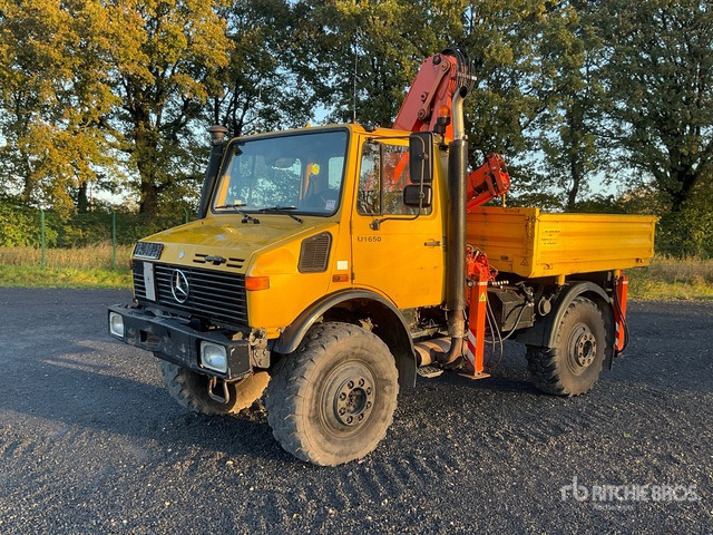 1994 Mercedes-Benz Unimog 427 4x4 Utility Truck - Camion plateau, Camion grue: photos 2 1994 Mercedes-Benz Unimog 427 4x4 Utility Truck - Camion plateau, Camion grue: photos 2