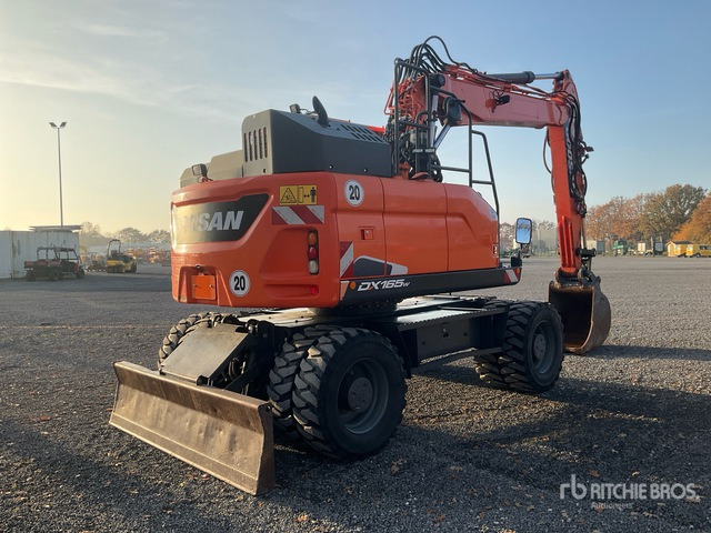 2019 Doosan DX 165 W-5 Wheel Excavator - Pelle sur pneus: photos 3 2019 Doosan DX 165 W-5 Wheel Excavator - Pelle sur pneus: photos 3