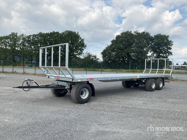 2023 Fliegl DPW180 Tri/A (Unused) Bale Wagon - Remorque plateau agricole: photos 2 2023 Fliegl DPW180 Tri/A (Unused) Bale Wagon - Remorque plateau agricole: photos 2