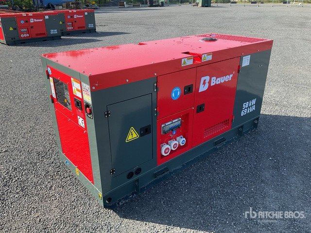2025 Bauer Generatoren GFS-50 ATS 62.5 kVA (Unused) Generator Set - Groupe électrogène: photos 1 2025 Bauer Generatoren GFS-50 ATS 62.5 kVA (Unused) Generator Set - Groupe électrogène: photos 1