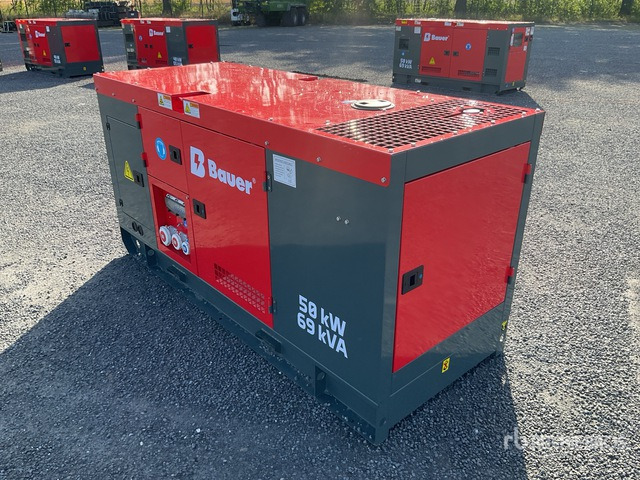 2025 Bauer Generatoren GFS-50 ATS 62.5 kVA (Unused) Generator Set - Groupe électrogène: photos 3 2025 Bauer Generatoren GFS-50 ATS 62.5 kVA (Unused) Generator Set - Groupe électrogène: photos 3