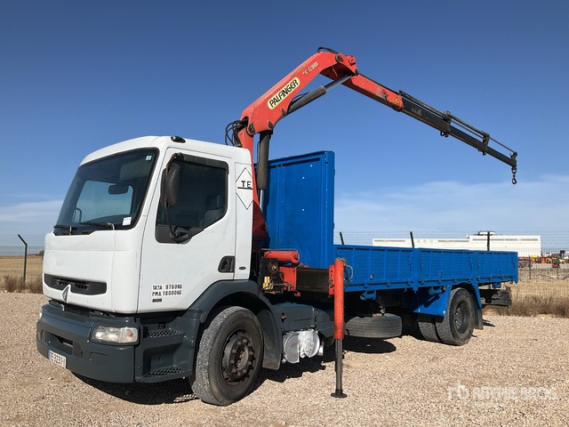 1999 Renault 250.18 1999 Palfinger PK12080 6360 kg ... Flatbed Truck with Crane - Camion plateau, Camion grue: photos 1 1999 Renault 250.18 1999 Palfinger PK12080 6360 kg ... Flatbed Truck with Crane - Camion plateau, Camion grue: photos 1