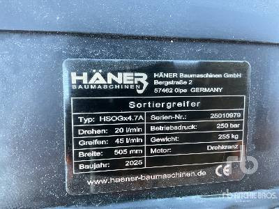 HAENER HSOGX4.7A (Unused) - Grappin: photos 5 HAENER HSOGX4.7A (Unused) - Grappin: photos 5