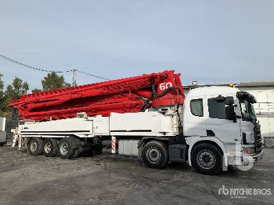 SCANIA P124 NA420 2005 Junjin JJ-M5517 56 m on 10 ... - Camion pompe: photos 4 SCANIA P124 NA420 2005 Junjin JJ-M5517 56 m on 10 ... - Camion pompe: photos 4