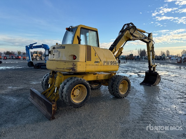 2001 Komatsu PW 95 Wheel Excavator - Pelle sur pneus: photos 3 2001 Komatsu PW 95 Wheel Excavator - Pelle sur pneus: photos 3